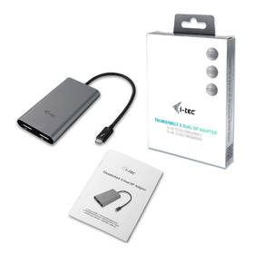 Redukce i-tec Thunderbolt 3/2x DisplayPort 4K 
