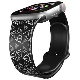 Řemínek Harry Potter na Apple Watch 42/44/45/49 mm - motiv Relikvie smrti, černý 

 obrázek produktu 2 z 3