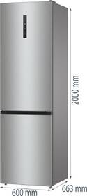 Chladnička s mrazničkou Gorenje NRC620CSXL4WF nerez

 obrázek produktu 20 z 21