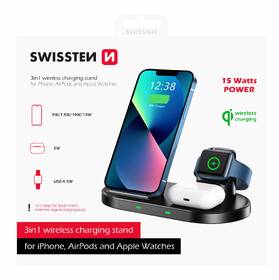 Bezdrátová nabíječka Swissten 3v1 station pro Apple a Samsung černá

 obrázek produktu 1 z 4