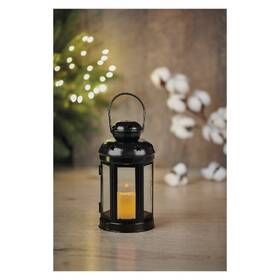 LED dekorace EMOS 1 LED lucerna černá, 18,5 cm, 1x CR2032, vnitřní, vintage 

 obrázek produktu 3 z 6