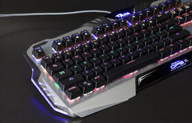 Klávesnice E-Blue Mazer Mechanical 729, US černá/stříbrná

 obrázek produktu 7 z 8