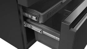 Americká lednice Hisense RF728N4SBFE černá barva

