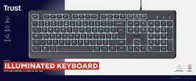 Klávesnice Trust Primo Illuminated, CZ/SK černá

 obrázek produktu 6 z 10