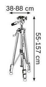 Stativ Bosch Professional BT 150 Professional 

 obrázek produktu 4 z 5