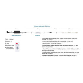 LED pásek McLED s ovládáním Nano - sada 20 m - Professional, 60 LED/m, NW, 432 lm/m, vodič 3 m 

 obrázek produktu 1 z 1