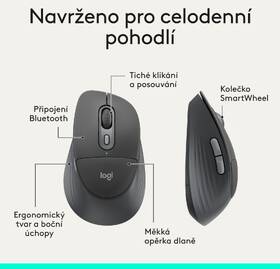 Klávesnice s myší Logitech Signature Comfort Plus MK880, US layout grafitová

 obrázek produktu 13 z 23