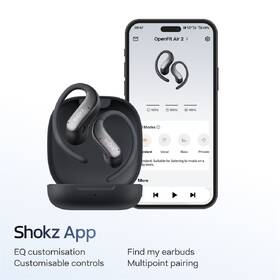 Sluchátka Shokz OpenFit Air 2, Bluetooth černá

 obrázek produktu 10 z 15