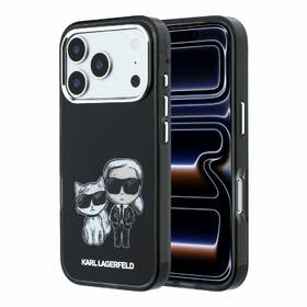 Kryt na mobil Karl Lagerfeld PU Semi Wrap Smooth Sketch Bodies Magsafe na Apple iPhone 18 Pro Max černý

 obrázek produktu 5 z 6