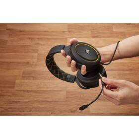 Headset Corsair HS60 Pro Surround černý/žlutý

 obrázek produktu 7 z 7