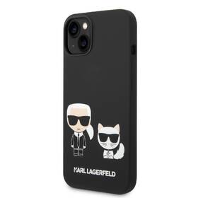 Kryt na mobil Karl Lagerfeld and Choupette Liquid Silicone na Apple iPhone 14 Plus černý

 obrázek produktu 1 z 4