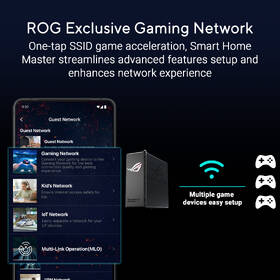 Router Asus GS-BE18000 černá barva
