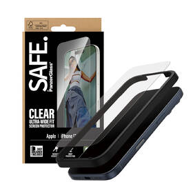 Tvrzené sklo PanzerGlass Ultra-Wide Fit na Apple iPhone 17 Pro s instalačním rámečkem 

 obrázek produktu 7 z 9
