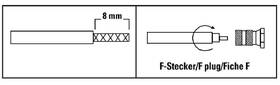 Anténní konektor Hama F-vidlice 6,5 mm (2 ks) 

 obrázek produktu 1 z 2