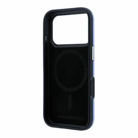 Kryt na mobil Karl Lagerfeld PU Grained Semi Wrap K&CH Heads Magsafe na Apple iPhone 18 Pro modrý

 obrázek produktu 2 z 6
