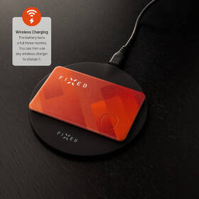 Lokátor FIXED Tag Card s podporou Find My, bezdrátové nabíjení oranžový

 obrázek produktu 6 z 9