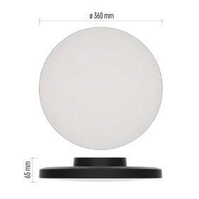 Stropní svítidlo EMOS Dioni 18W, 36cm, 2160lm, teplá-studená bílá černé

 obrázek produktu 3 z 7