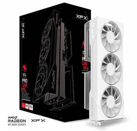 Grafická karta XFX Swift White AMD Radeon RX 9060 XT OC 16GB Triple Fan 

 obrázek produktu 4 z 4