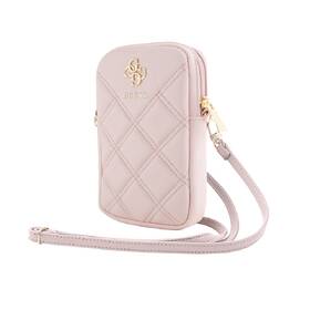 Taštička přes rameno Guess PU Quilted 4G Metal Logo růžová

 obrázek produktu 2 z 4