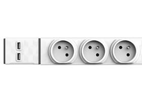 Kabel prodlužovací Powercube Modular 3m + USB modul bílý

 obrázek produktu 1 z 1