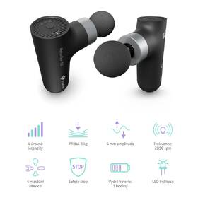 Masážní pistole TrueLife RelaxGun G3 černá

 obrázek produktu 2 z 9