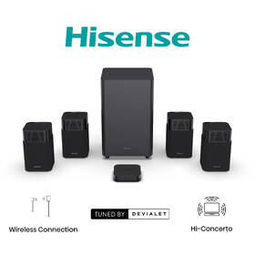 Soundbar Hisense HT Saturn černý

 obrázek produktu 8 z 9