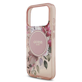 Kryt na mobil Guess IML Flowers Strap MagSafe na Apple iPhone 17 Pro růžový

 obrázek produktu 4 z 7