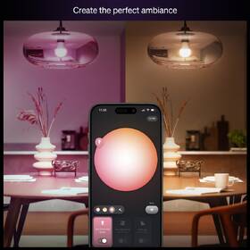 Chytrá žárovka Philips Essential Bluetooth, 8 W, A60, E27, White and Color Ambiance 

 obrázek produktu 5 z 8