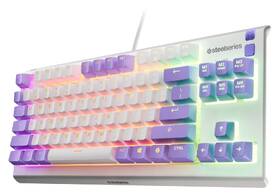 Klávesnice SteelSeries Apex 3 TKL Amethyst, US layout bílá/fialová

 obrázek produktu 1 z 8