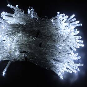 Vánoční osvětlení ColorWay vnitřní, 300 LED, 3× 3m, 220–240V AC, studená bílá 

 obrázek produktu 6 z 18