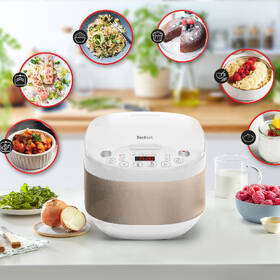 Multifunkční hrnec Tefal RK6221E1 Simplycook plus, 4 l stříbrný/bílý

 obrázek produktu 11 z 12