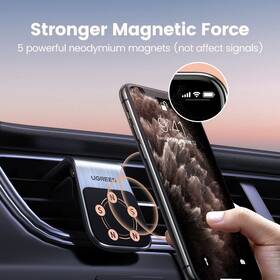 Držák na mobil UGREEN Waterfall-Shaped Air Vent černý/stříbrný

 obrázek produktu 4 z 9