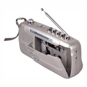 Radiomagnetofon Orava RMF-690 šedá barva
