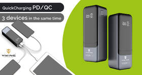 Powerbanka Viking PN-964PD 27000 mAh šedá

 obrázek produktu 7 z 8