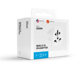 Cestovní adaptér FIXED pro UK, US, AUS do USA bílý

 obrázek produktu 4 z 4