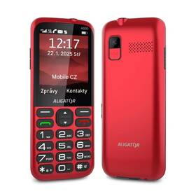 Mobilní telefon Aligator A930 4G červená barva
