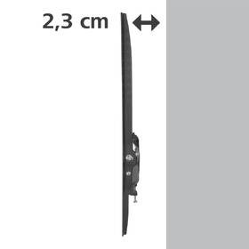 Držák TV Hama 220809, nástěnný, pevný, pro úhlopříčky 32" až 65", max. nosnost 35 kg černý

 obrázek produktu 1 z 4