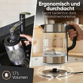 Rychlovarná konvice Profi Cook WKS 1322 G inox sklo

 obrázek produktu 7 z 10