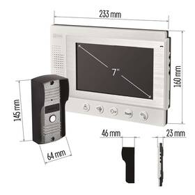 Dveřní videotelefon EMOS EM-07HD 

 obrázek produktu 4 z 12