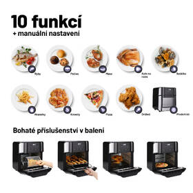 Fritéza horkovzdušná Lauben Air Fryer Oven 1500SB 

 obrázek produktu 12 z 16