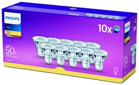 Žárovka LED Philips 4,6 W, GU10, teplá bílá, 10 ks 

 obrázek produktu 2 z 2