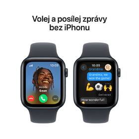 Chytré hodinky Apple GPS + Cellular 40mm pouzdro z temně inkoustového hliníku - temně inkoustový sportovní řemínek - S/M 

 obrázek produktu 3 z 6
