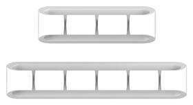 Držák AKASA Cable Cord Holder, 3x3-port + 2x5-port bílý

 obrázek produktu 4 z 6