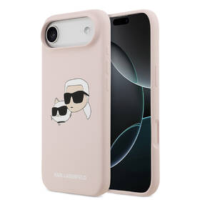 Kryt na mobil Karl Lagerfeld Liquid Silicone Double Heads MagSafe na Apple iPhone Air růžový

 obrázek produktu 1 z 7