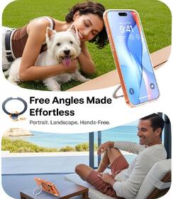 Kryt na mobil Torras Ostand Q3 Spin na Apple iPhone 17 Pro Max průhledný

 obrázek produktu 3 z 6