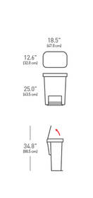 Odpadkový koš Simplehuman 55 l stříbrný

 obrázek produktu 1 z 1