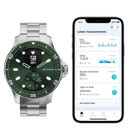 Chytré hodinky Withings Scanwatch Horizon - Special Edition 43mm zelené

 obrázek produktu 5 z 7
