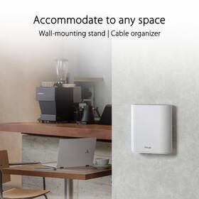 Komplexní Wi-Fi systém Asus ExpertWiFi EBM68 AX7800 Tri-band Mesh Wi-Fi 6 (2-pack) bílá barva
