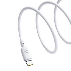 Kabel Baseus Silky USB/USB-C, 100W, 1m bílý

 obrázek produktu 2 z 7
