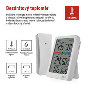 Teploměr EMOS E0558W bílý

 obrázek produktu 8 z 9